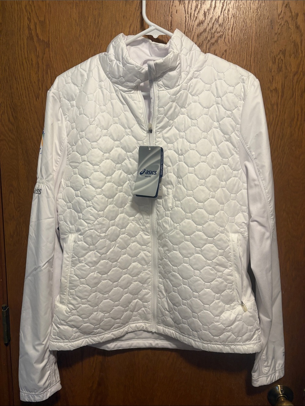 Asics lightweight Quilted performance Jacket. NYC marathon 2014.